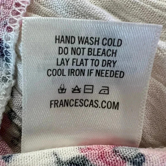 Francesca's Pink Floral Print 3/4 Sleeve Top - Picture 10 of 10